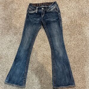 Rock Revival Women's Dark Blue Flare Jeans